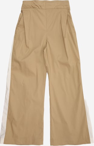 Nike Sportswear Wide Leg Housut värissä beige: etupuoli