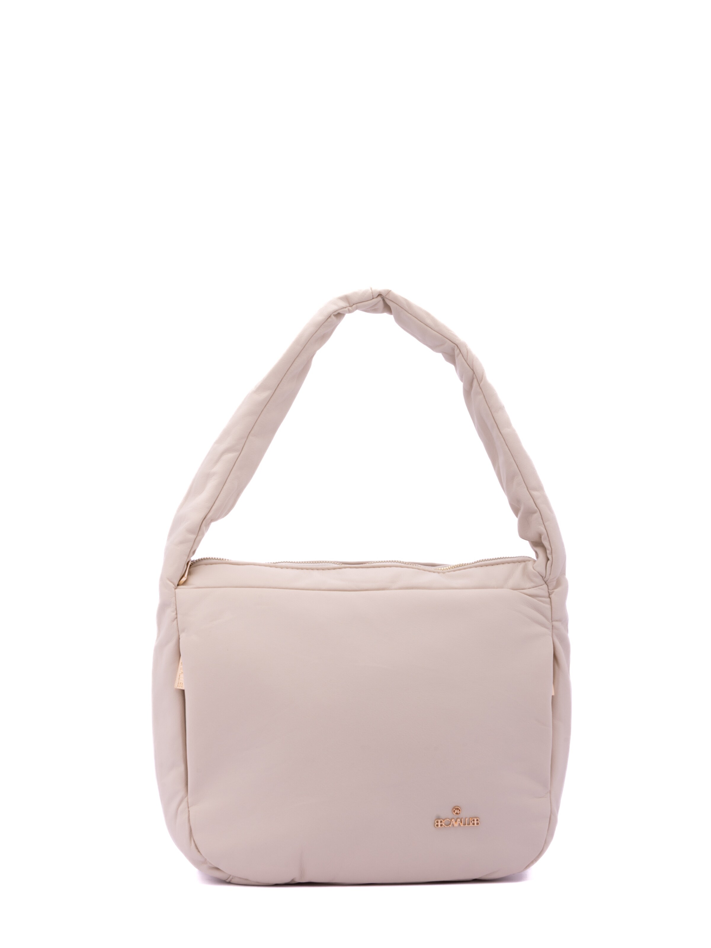 Borsa a spalla 'Borsa a Spalla Donna B Cavalli Tessuto Zip Tasche Laterali 33x30x12 cm' di B. Cavalli in bianco: frontale