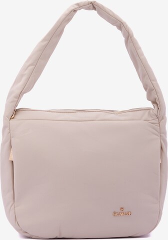 Borsa a spalla 'Borsa a Spalla Donna B Cavalli Tessuto Zip Tasche Laterali 33x30x12 cm' di B. Cavalli in bianco: frontale
