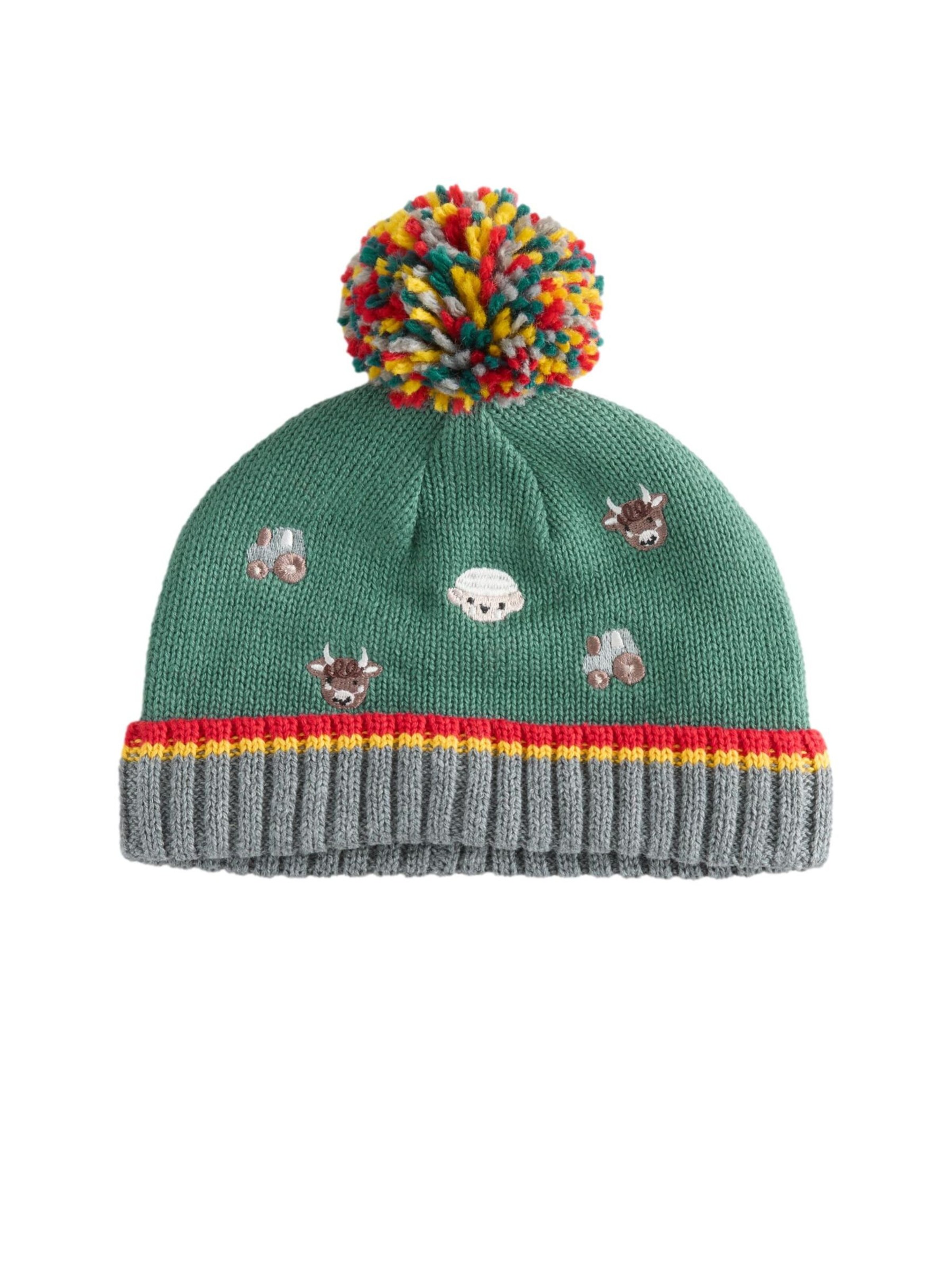 žalia Next Megzta kepurė: priekis