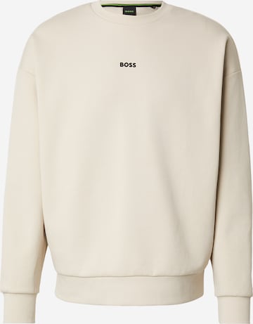 BOSS Mikina 'Stenson' - Béžová: predná strana