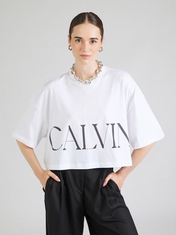 Calvin Klein Jeans Shirt in White: front
