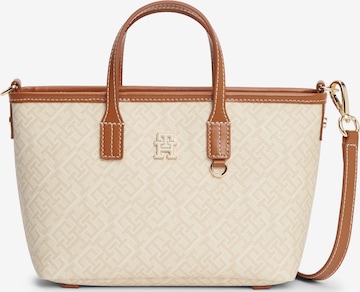 TOMMY HILFIGER Håndtaske i beige: forside