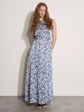 Robe ' ' Apricot en bleu : devant