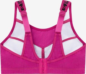 GLAMORISE Bralette Sports Bra 'Elite' in Pink
