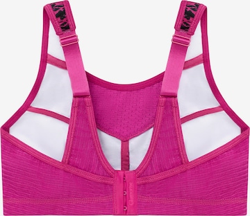 GLAMORISE Bralette Sports Bra 'Elite' in Pink