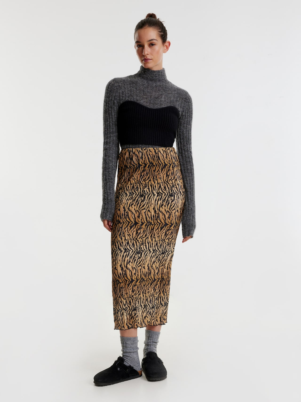 EDITED Falda 'Beate' marrón