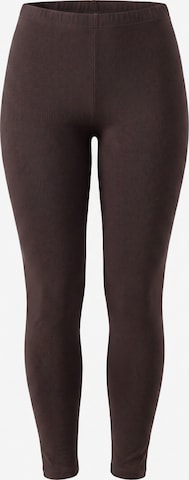 Ulla Popken Leggings in Brown: front