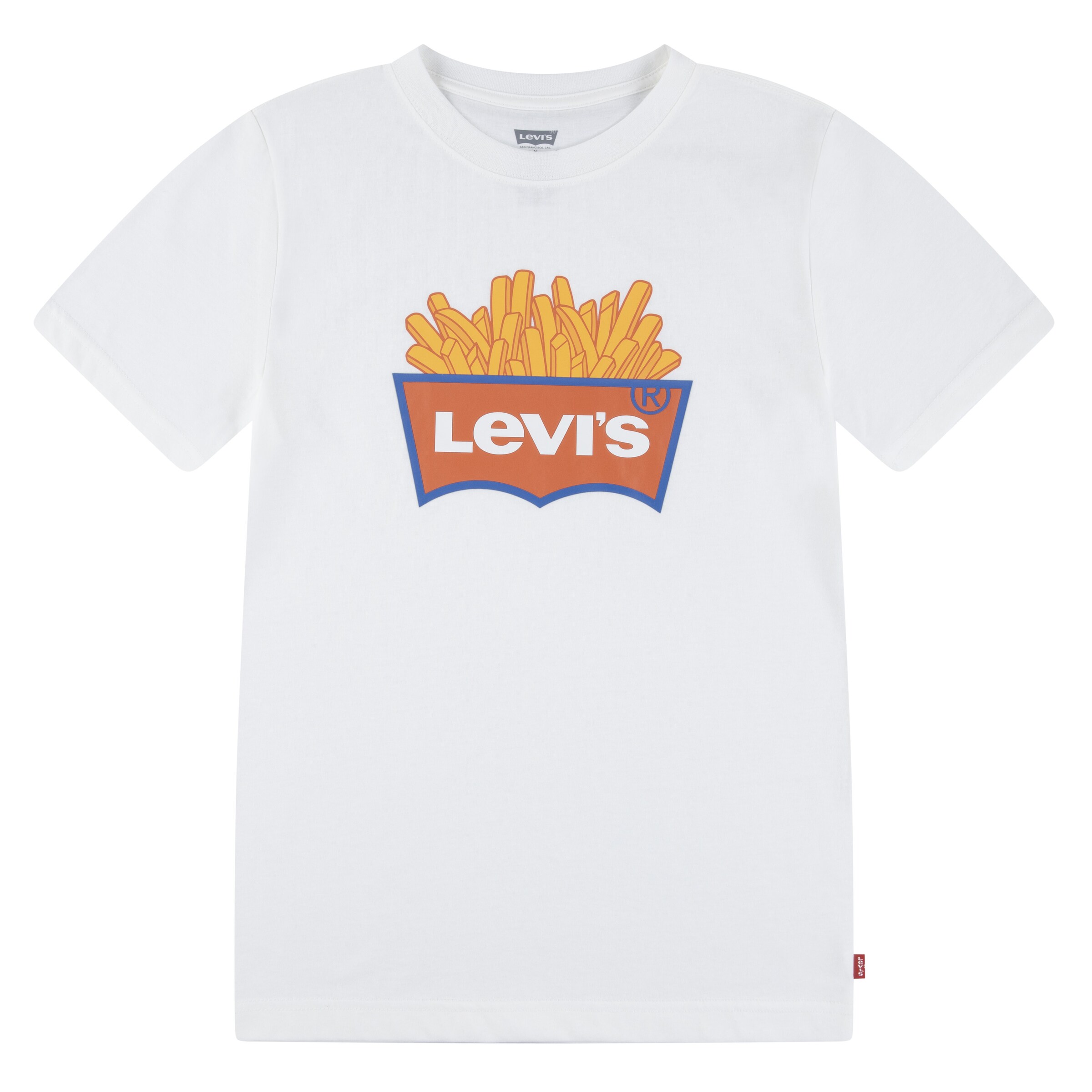 Levi's Kids Shirt in White: front