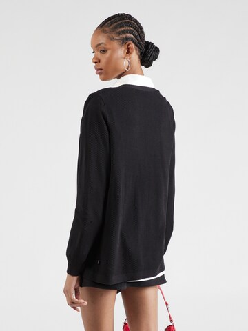 QS Knit cardigan in Black