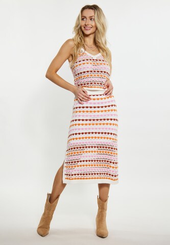 Tops en tricot IZIA en orange