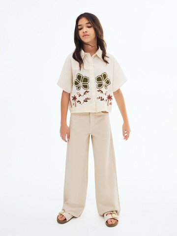 Chemisier 'PALMEIRA' MANGO KIDS en beige