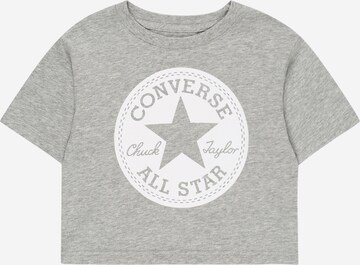 CONVERSE - Camiseta en gris: frente