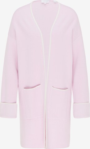 usha WHITE LABEL Knit Cardigan in Pink: front