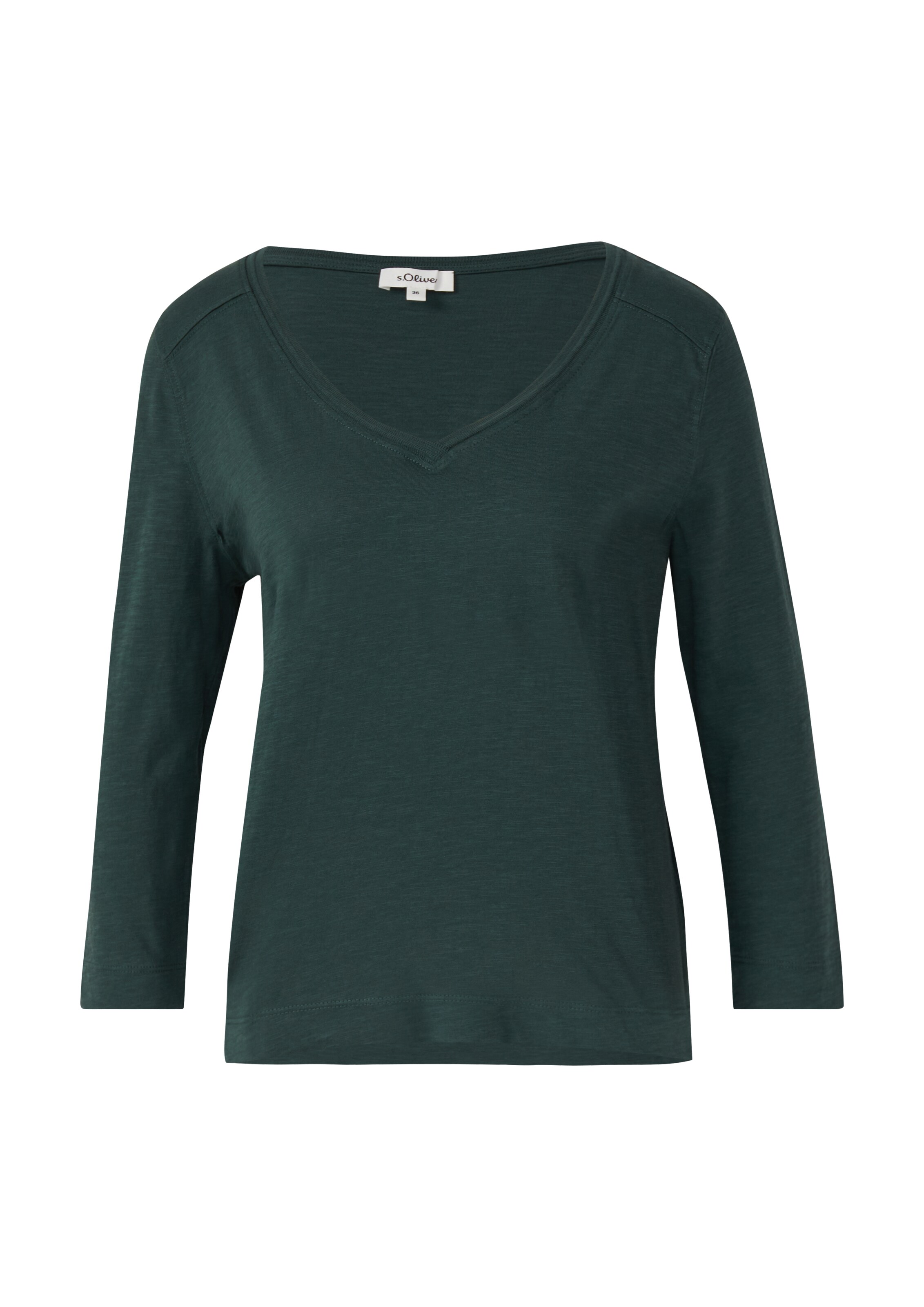 s.Oliver Shirt in Groen: voorkant
