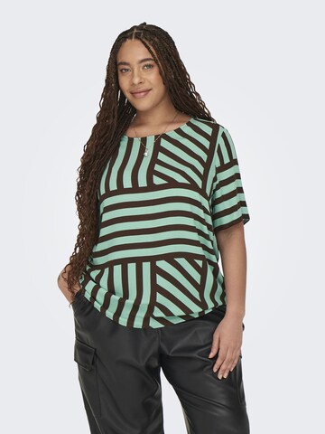 ONLY Carmakoma Top in Green: front