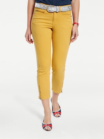 heine - Slimfit Pantalón en amarillo