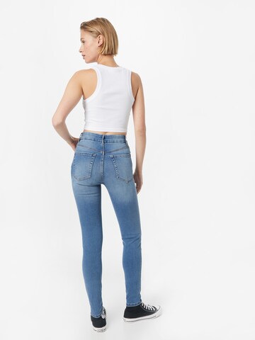 Lindex Skinny Fit Дънки 'Clara' в синьо