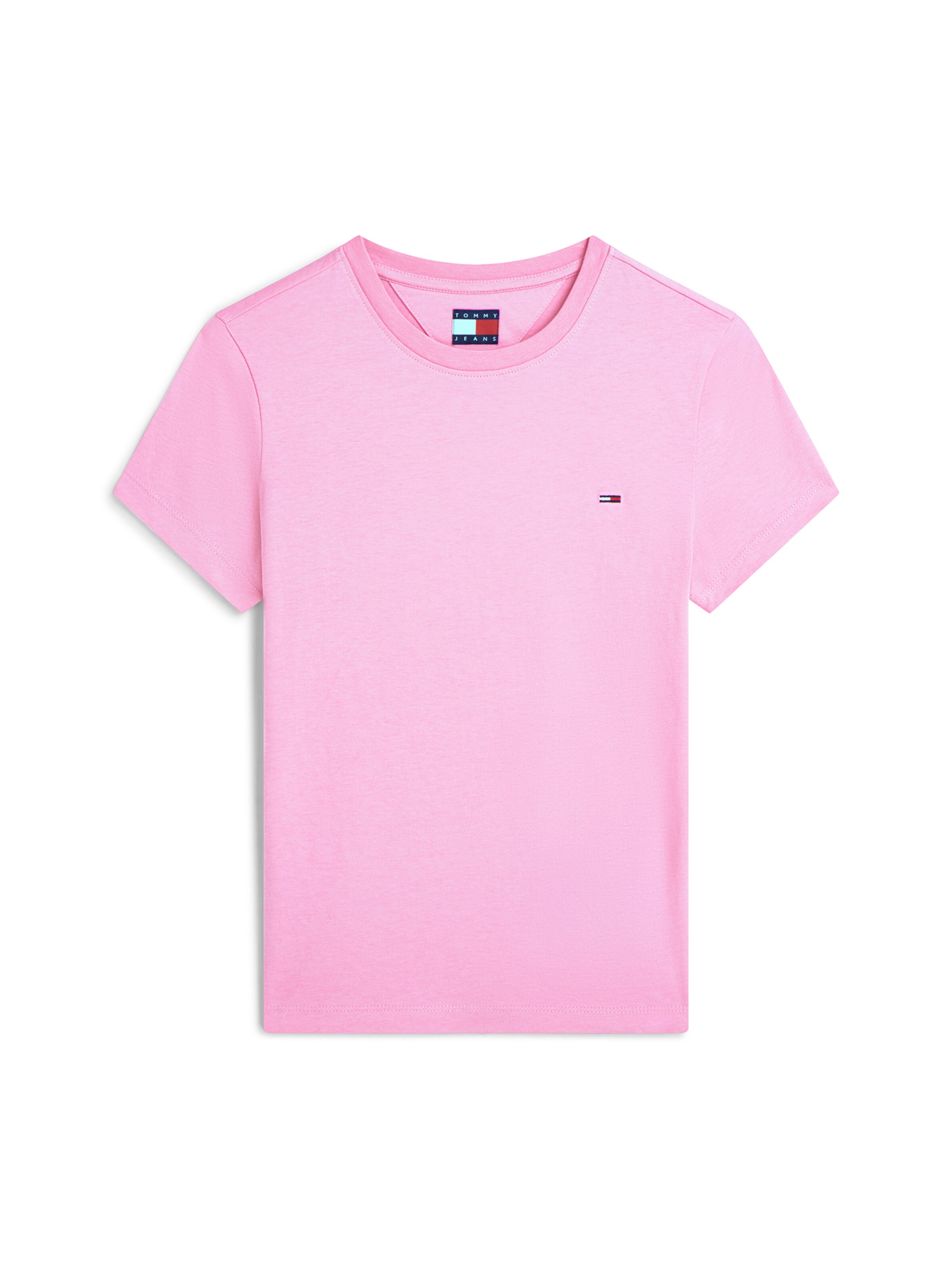 Tommy Jeans Shirt in Roze: voorkant