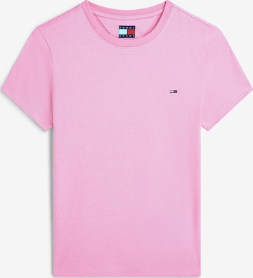 Tommy Jeans Shirt in Roze: voorkant