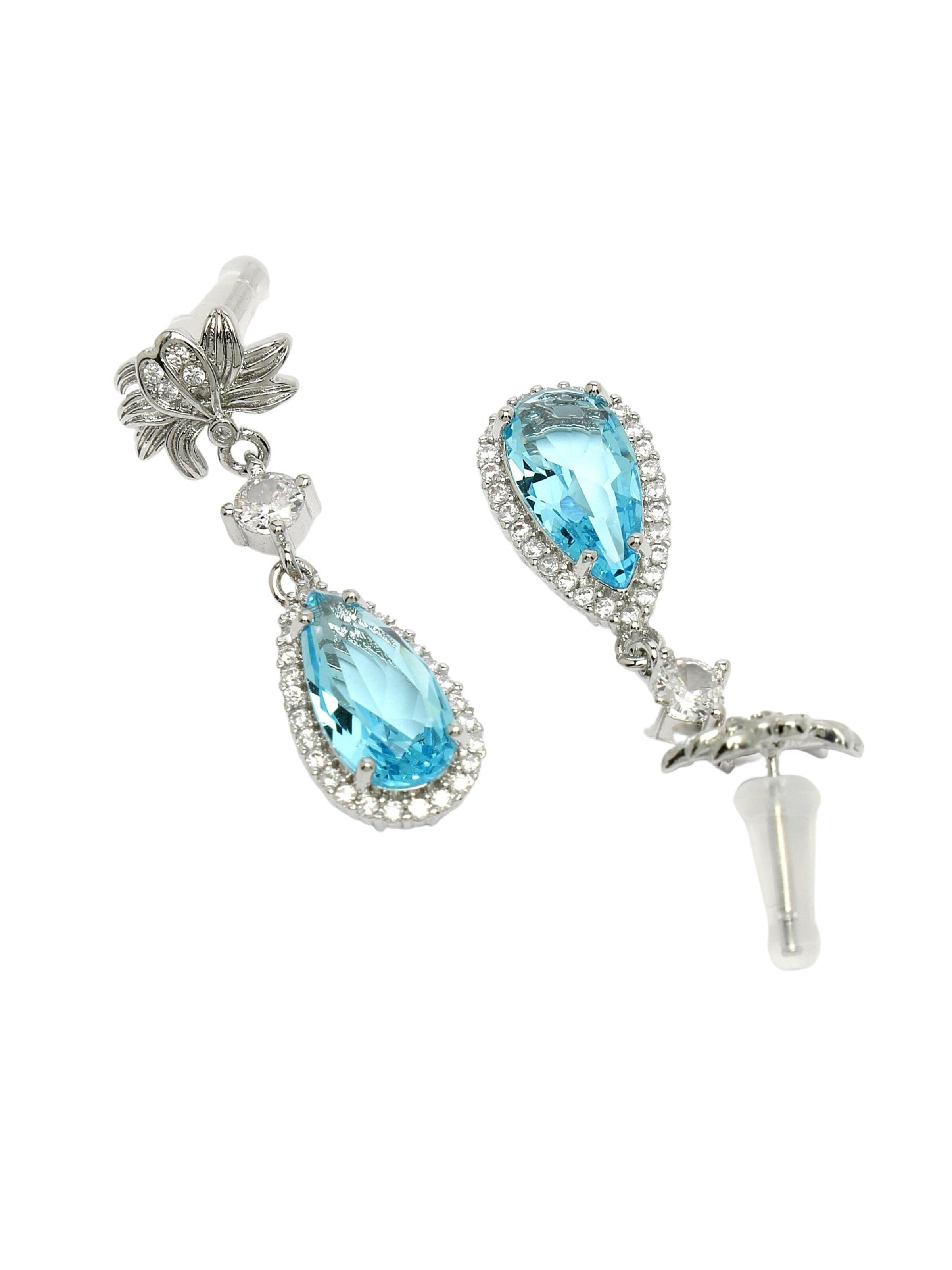 Boucles d'oreilles 'Giuliaette' AVANT-GARDE PARIS en bleu