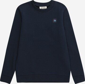 SCOTCH & SODA Sweatshirt in Blauw: voorkant