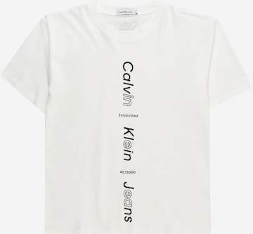 Calvin Klein Jeans Футболка в Белый: спереди