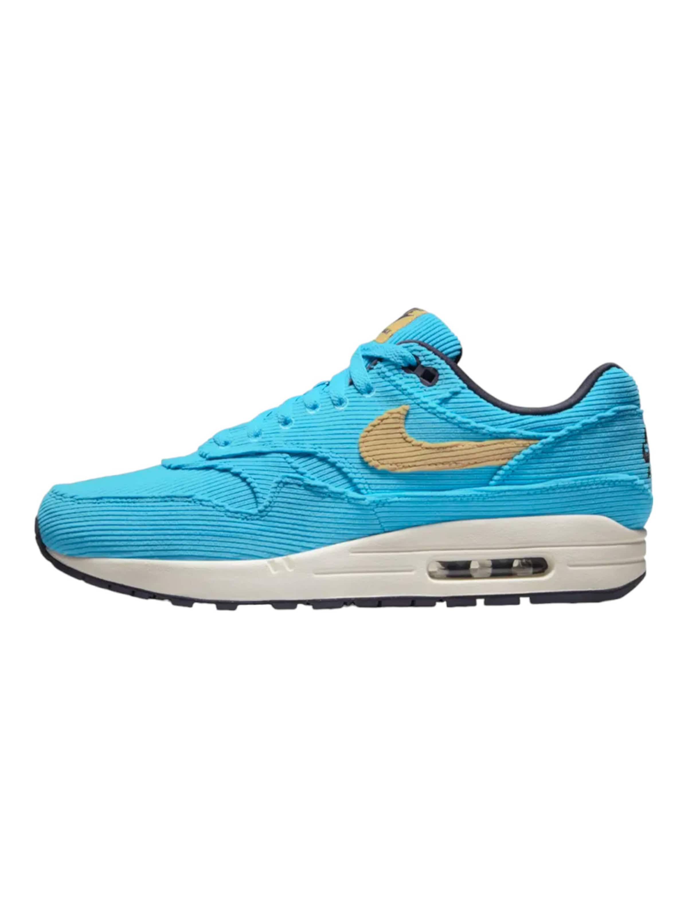 Baskets basses 'Air Max 1' Nike Sportswear en bleu : devant