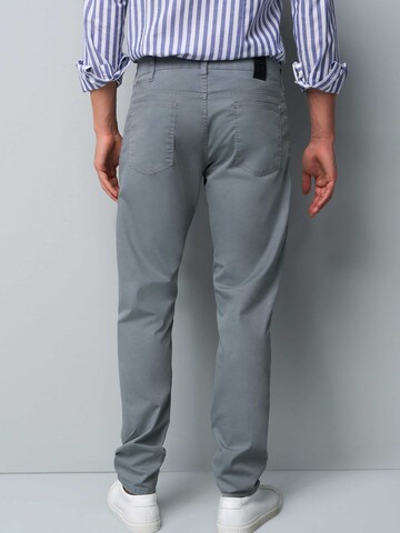 MEYER Slimfit Hose  'M5' in Grau