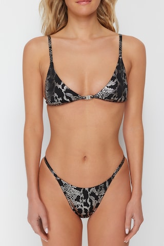 Trendyol Trikotni nedrčki Bikini | črna barva