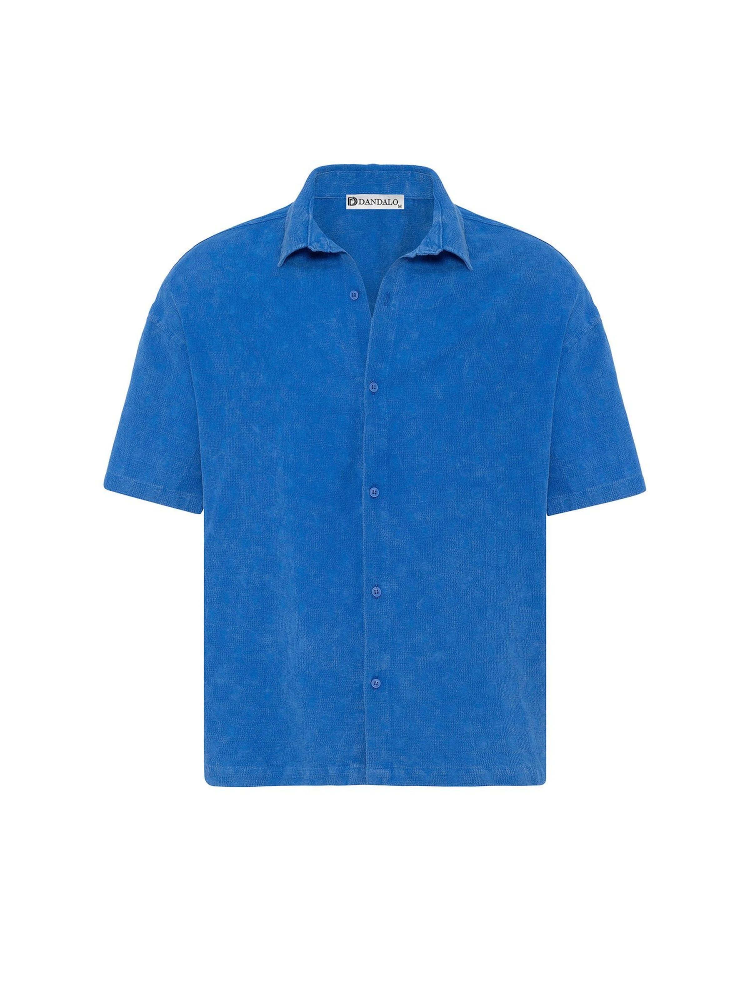 Dandalo Regular fit Риза в синьо: отпред
