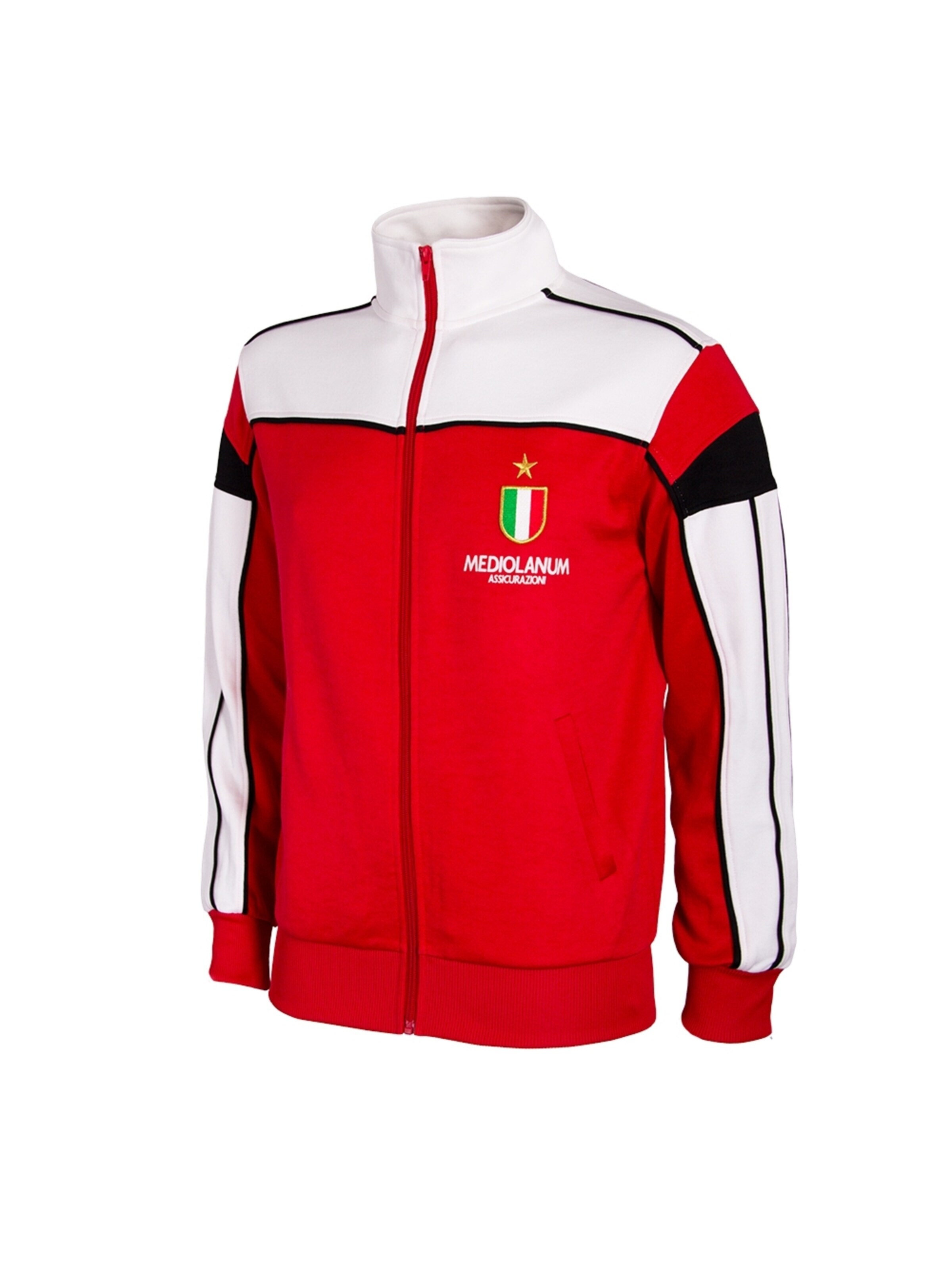 COPA FOOTBALL Sportjas 'AC Milan 1988 Trainingsjack' in S in de kleur Rood, Productweergave
