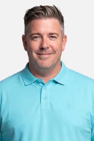 Men Plus Shirt in Blue