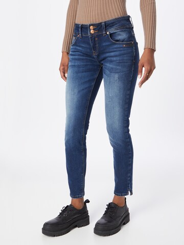 Coupe slim Jean 'Georget' LTB en bleu : devant