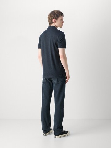 BOSS Shirt 'P-Pitton 62' in Blauw: terug