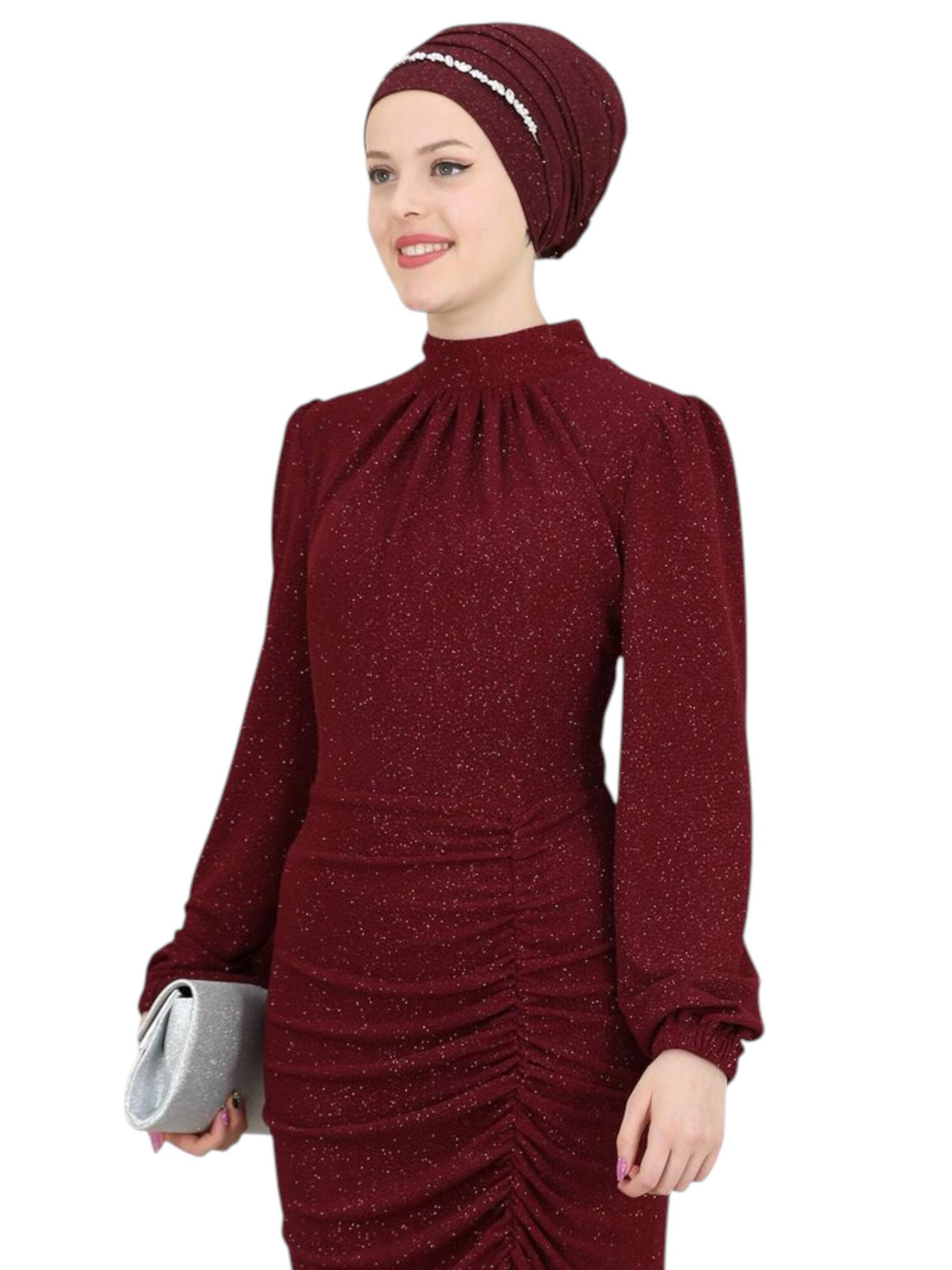 fashionshowcase Avondjurk 'RÜYA' in Rood