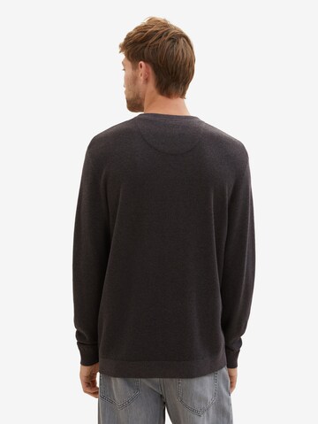 TOM TAILOR - Pullover em preto