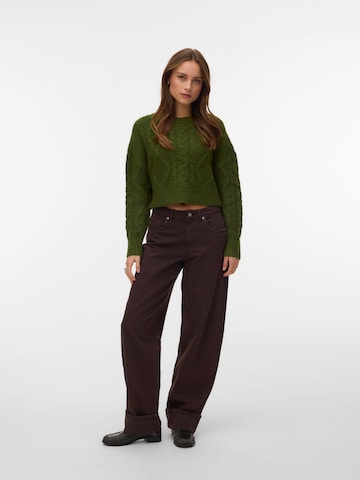 VERO MODA Trui 'CHER' in Groen