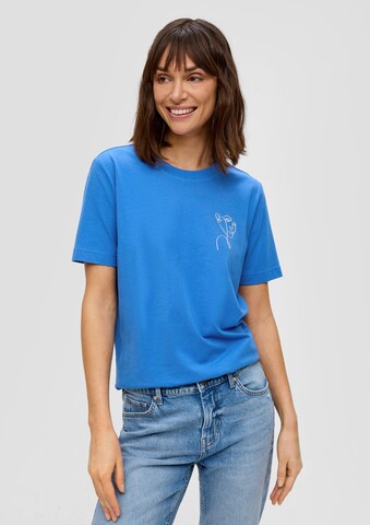 s.Oliver T-Shirt in Blau: predná strana