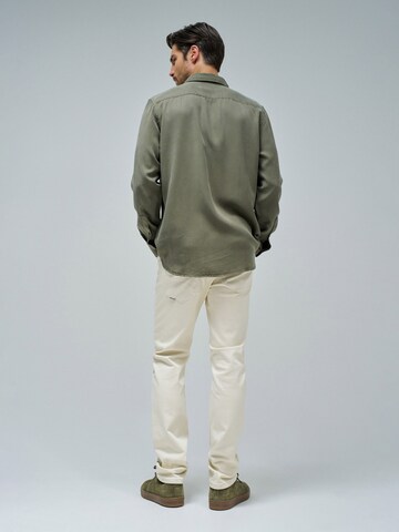 Salsa Jeans Regular fit Overhemd in Groen