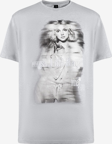 T-Shirt 'Oops I Did It Again' Britney Spears Collection en gris : devant