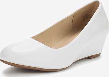 Dream Pairs Ballerina 'Dream Pairs Fashion' in Wit: voorkant