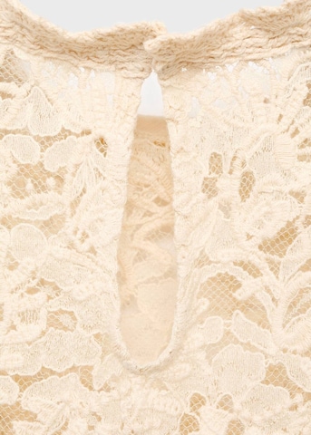 MANGO Blouse 'Regina' in Beige
