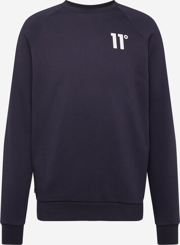 11 Degrees Sweatshirt in Blue: front