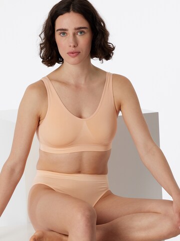 SCHIESSER Bustier BH ' Casual Seamless ' in Oranje