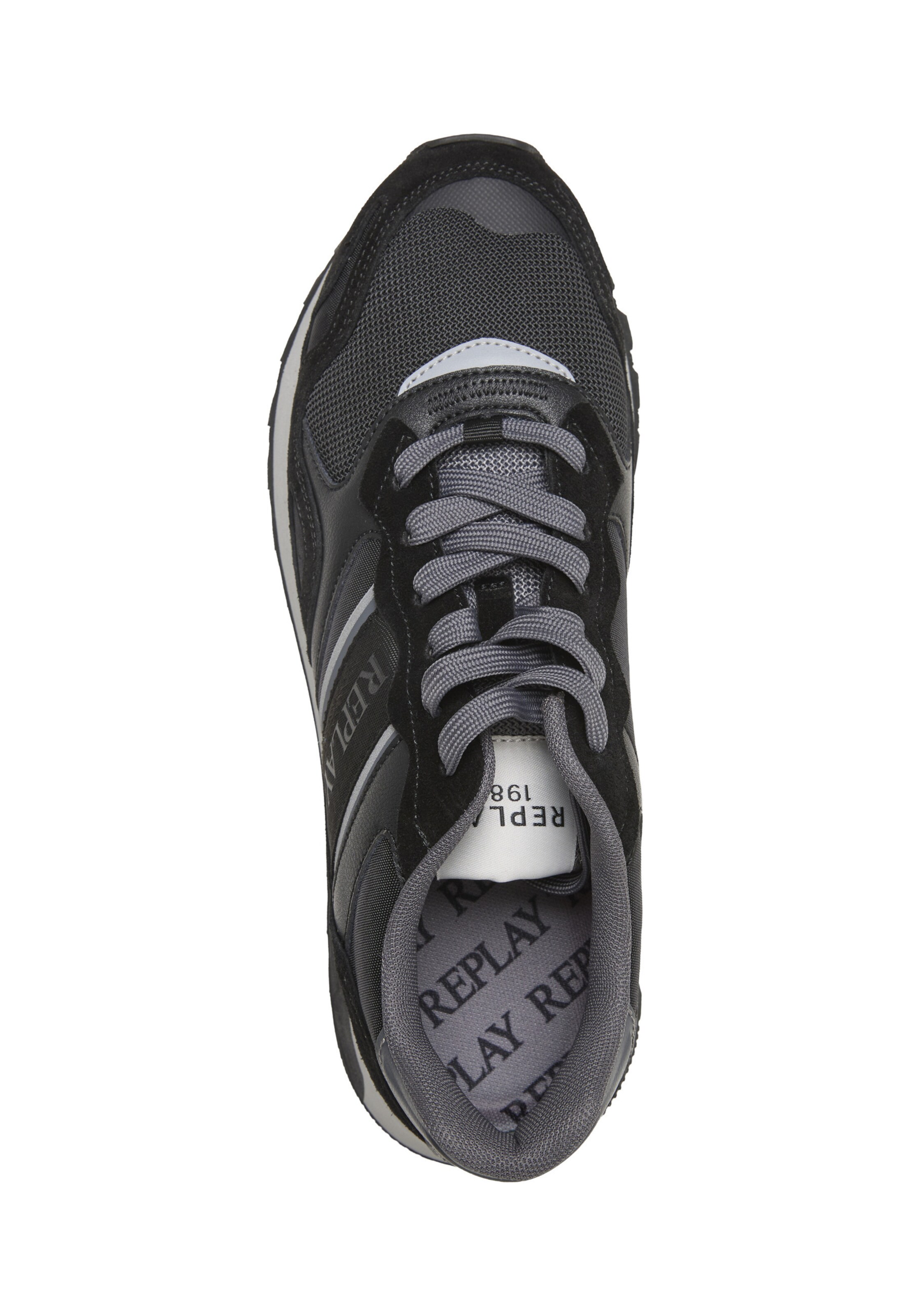 REPLAY Sneakers laag 'Bullet Union' in Zwart