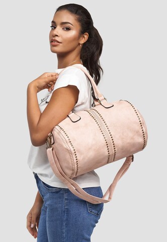 Emma & Kelly Handbag in Pink: front