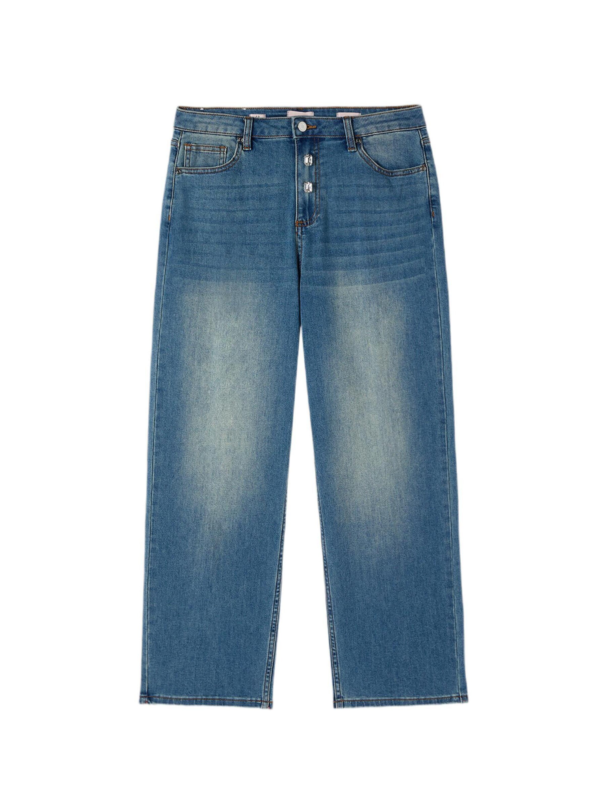 Regular Jean oltre en bleu : devant