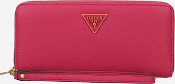 Porte-monnaies 'LARYN' GUESS en rose : devant