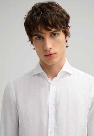 JOOP! Slim fit Overhemd 'Pit' in Wit